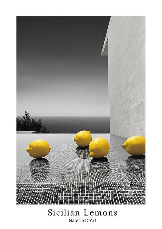 Sicilian Lemons No1 - Art Print