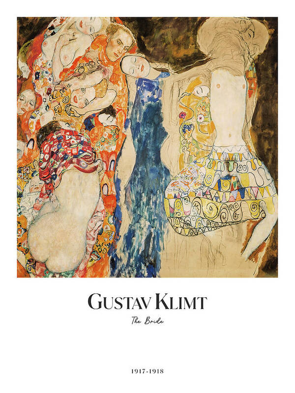 The Bride, 1918 by Gustav Klimt - Art Print - Murellos