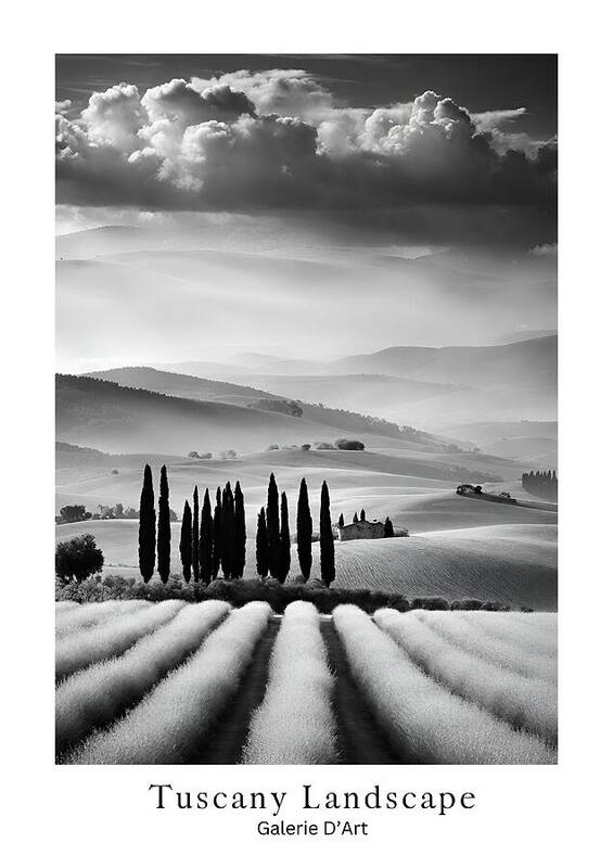 Tuscany Landscape - Art Print