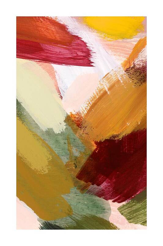 Vibrant Color Brushstrokes - Art Print