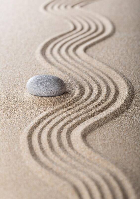 Zen Garden Sand Patterns - Art Print – Murellos