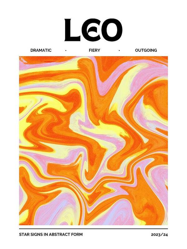 Zodiac Sign Leo Personal - Art Print