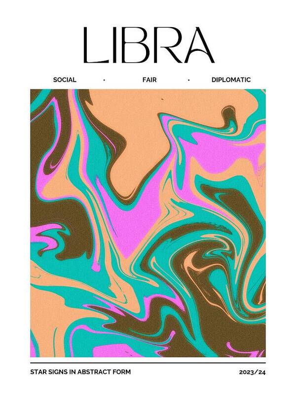 Zodiac Sign Libra Personal - Art Print