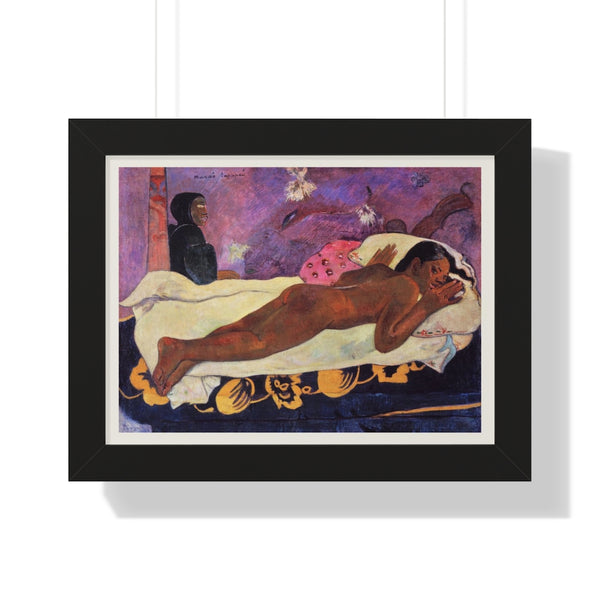 Paul Gauguin - Spirit of the Dead Watching - Framed Print