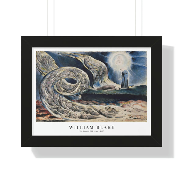 William Blake - The Lovers Whirlwind - Framed Print