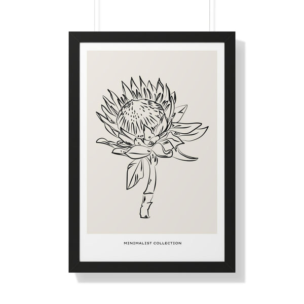 Flower Illustration No 5 - Framed Print