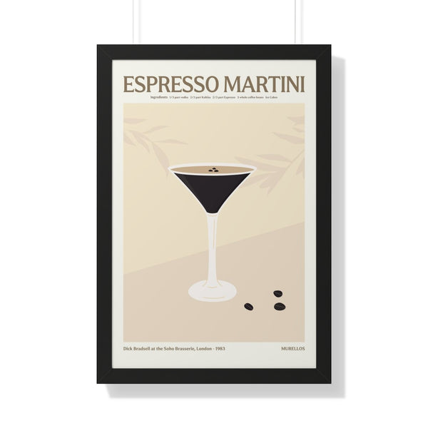 Espresso Martini Cocktail - Framed Print