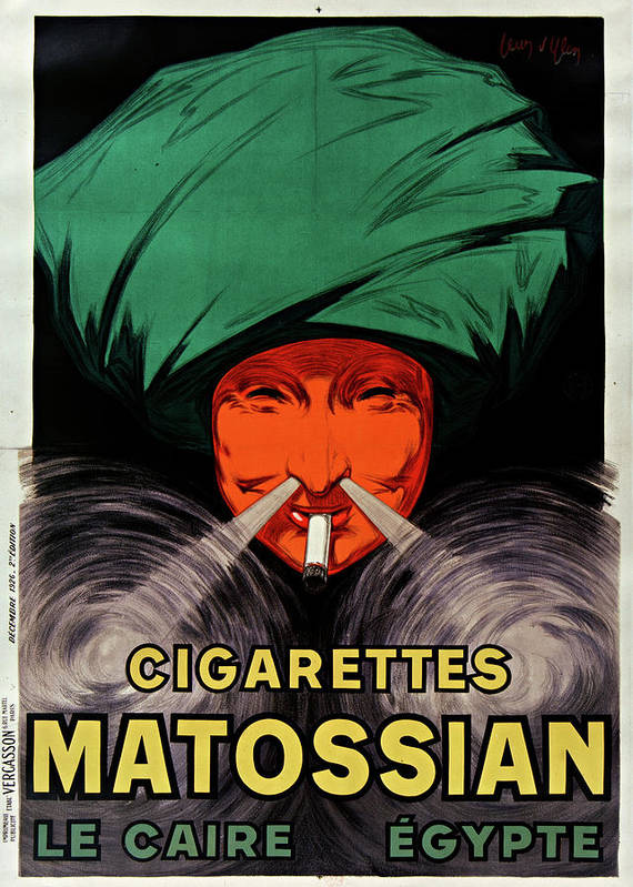 Cigarettes Matossian - Le Caire, Egypte - Art Print - Murellos