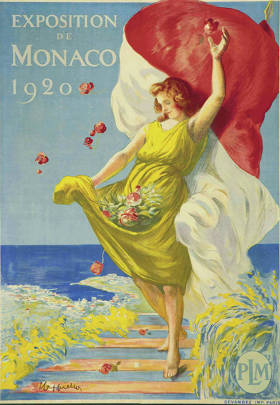 Exposition De Monaco - Art Print