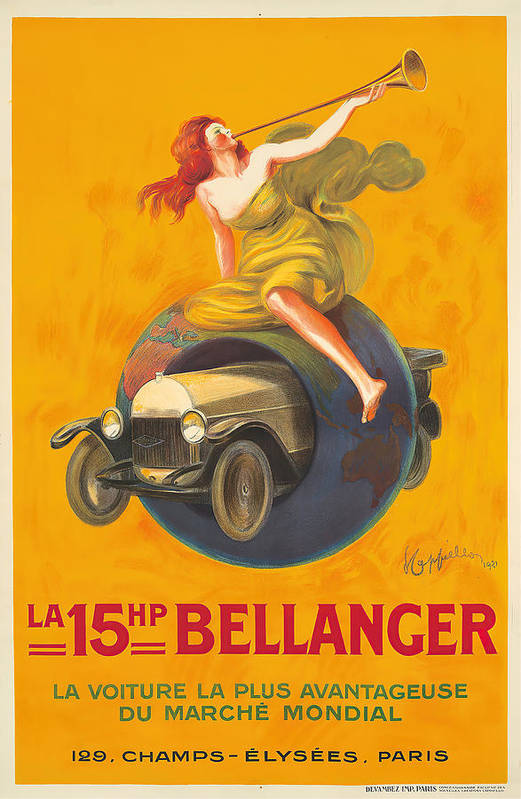 La 15hp Bellanger - Art Print - Murellos