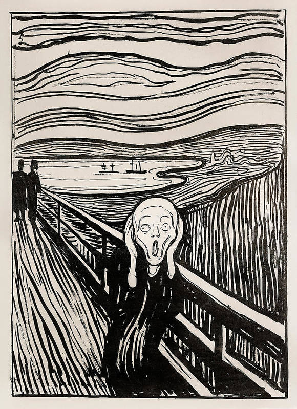 The Scream, 1895 - Art Print