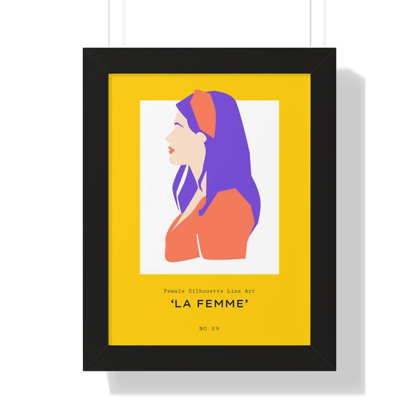 La Femme No 09 - Framed Print