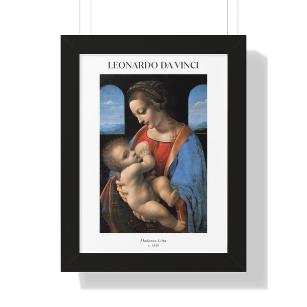 Leonardo da Vinci - Madonna Litta - Framed Print