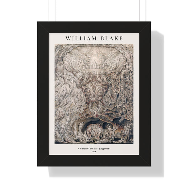 William Blake - A Vision of the Last Judgment - Framed Print