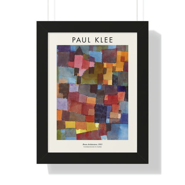 Paul Klee - Room Architectures - Framed Print