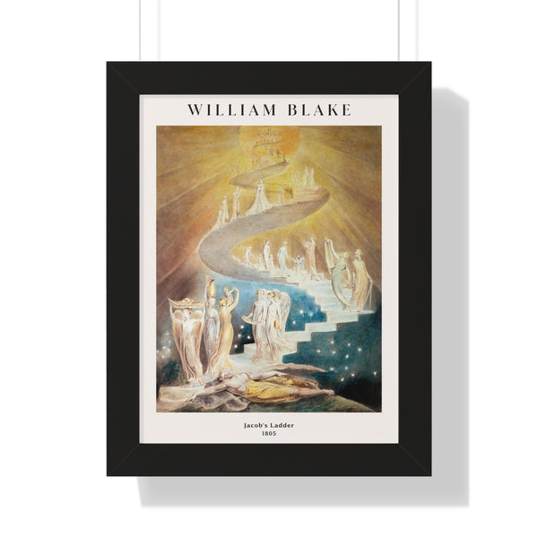 William Blake - Jacob's Ladder - Framed Print