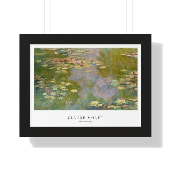 Monet - Water Lilies - Framed Print