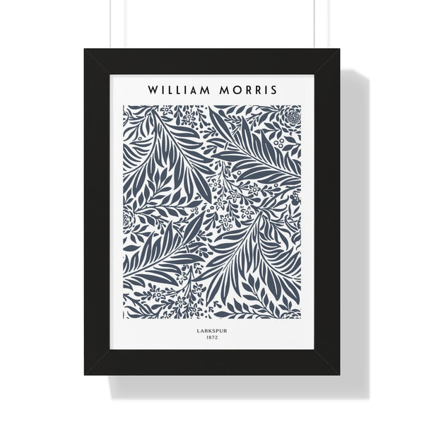 William Morris - Larkspur - Framed Print