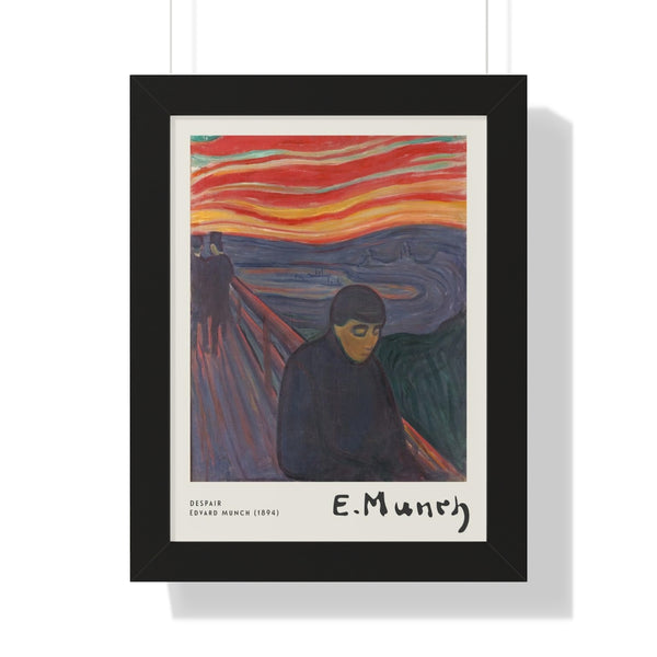 Edvard Munch - Despair - Framed Print