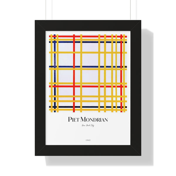 Piet Mondrian - New York City - Framed Print