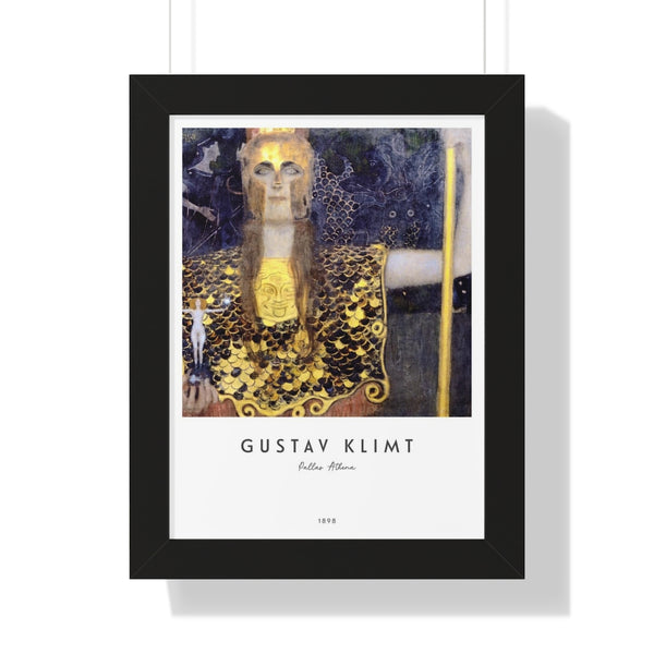 Gustav Klimt - Pallas Athena - Framed Print