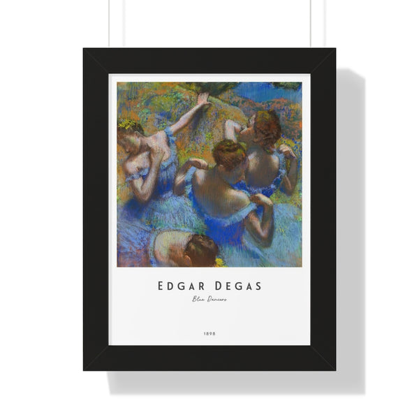 Edgar Degas - Blue Dancers - Framed Print