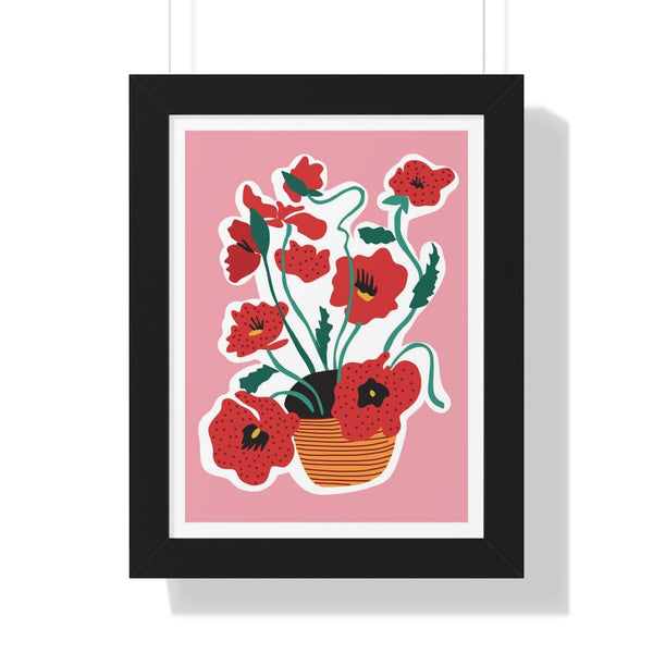 Fleurs de juin - Framed Print