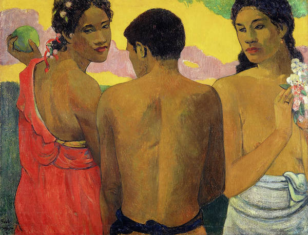 Three Tahitians - 1899 - Art Print