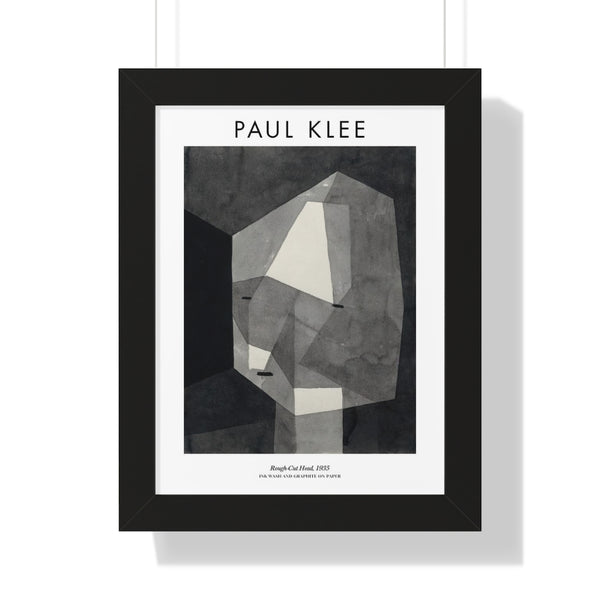 Paul Klee - Rough-Cut Head - Framed Print