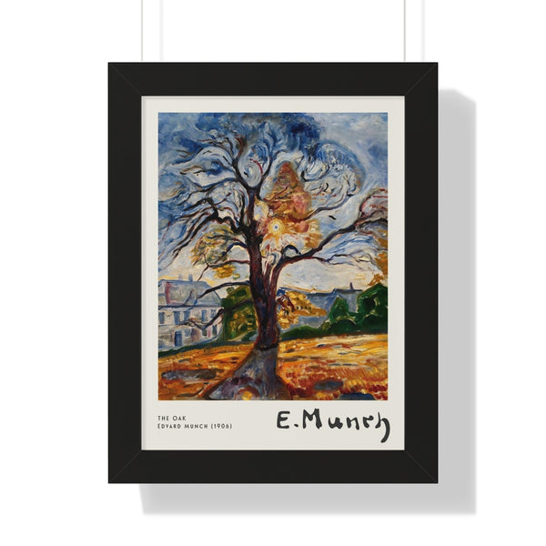 Edvard Munch - The Oak - Framed Print