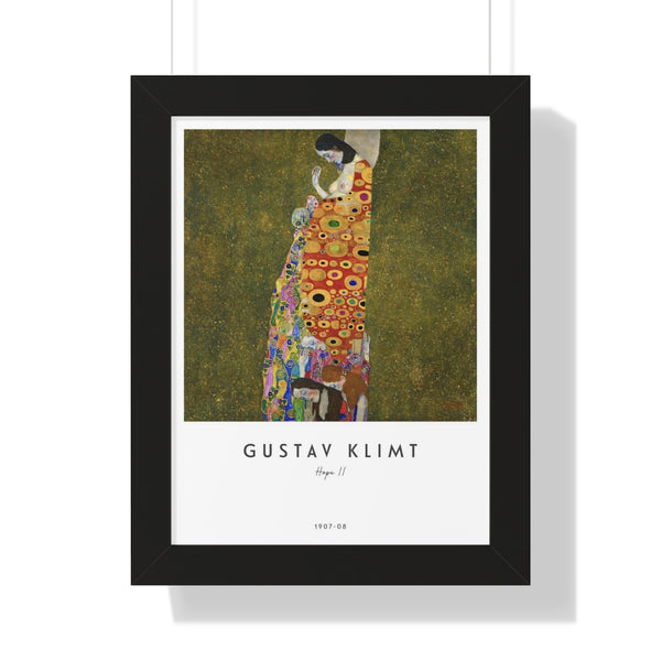 Gustav Klimt - Hope II - Framed Print