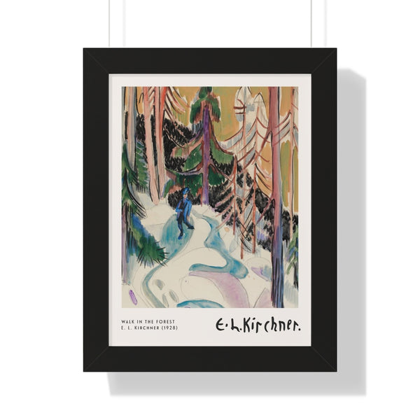 Ernst Ludwig Kirchner - Walk in the Forest - Framed Print