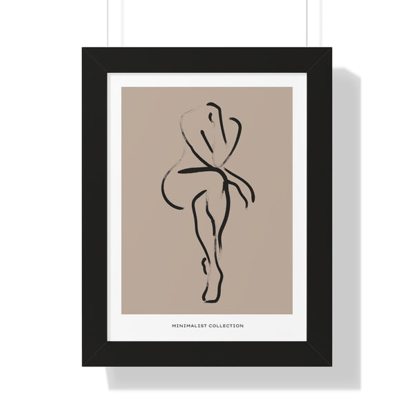 Female Silhouette II - Framed Print