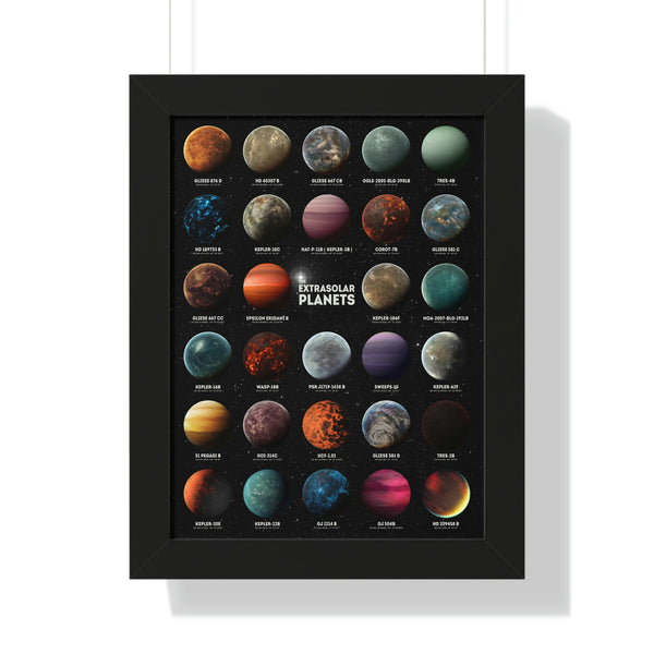 Exoplanets - Framed Print