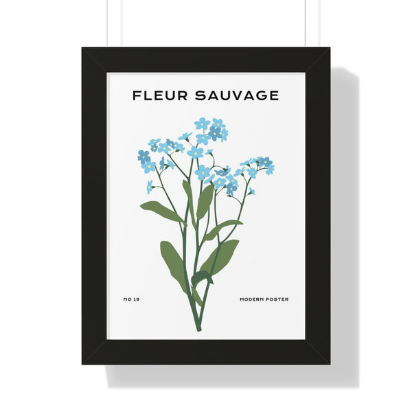 Fleur Sauvage No 19 - Framed Print