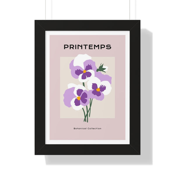 Les fleurs du bonheur - Framed Print