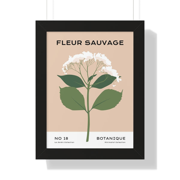 Fleur sauvage No 18 - Framed Print