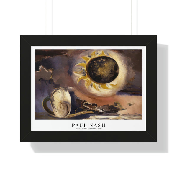 Paul Nash - Eclipse of the Sunflower - Framed Print