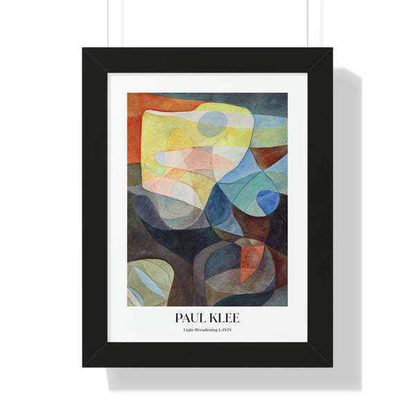 Paul Klee - Light-Broadening I - Framed Print