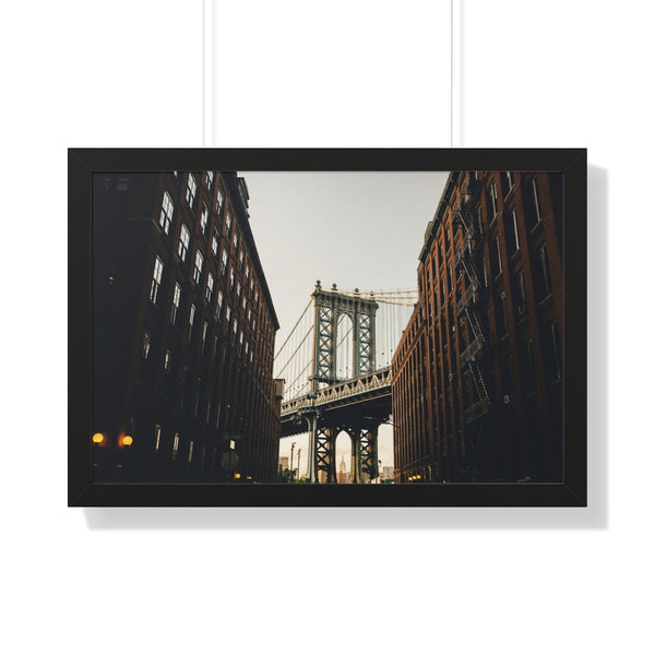 Manhattan Bridge - Framed Print