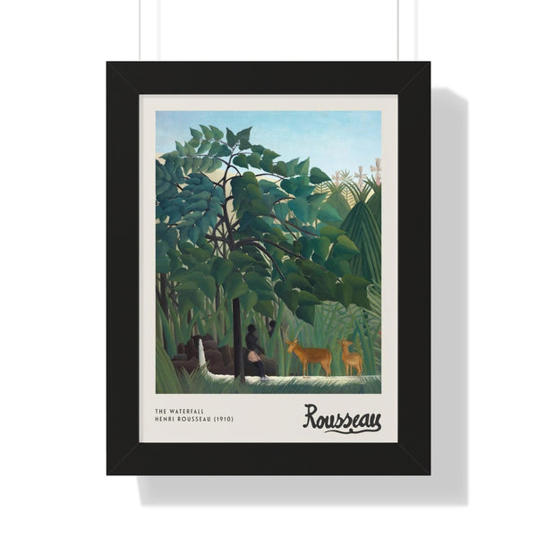 Henri Rousseau - The Waterfall - Framed Print