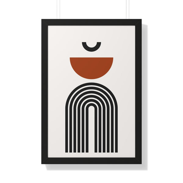 Retro Shapes No7 - Framed Print