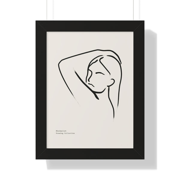 Female Figure No 4 - Framed Print