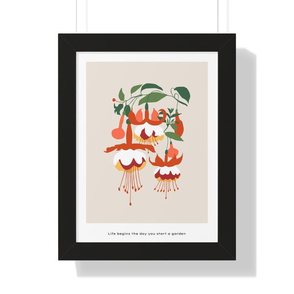 Le nouveau jardin - Framed Print