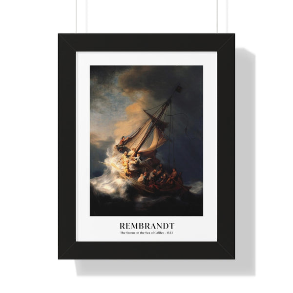 Rembrandt - The Storm on the Sea of Galilee - Framed Print