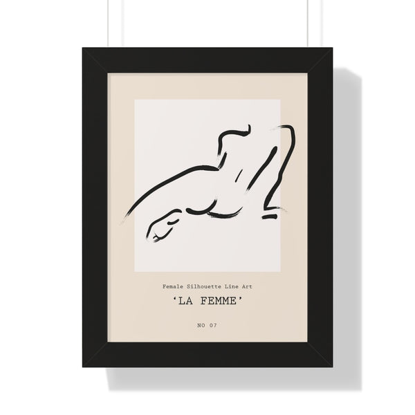 La Femme No 07 - Framed Print