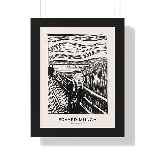 Edvard Munch - The Scream - Framed Print