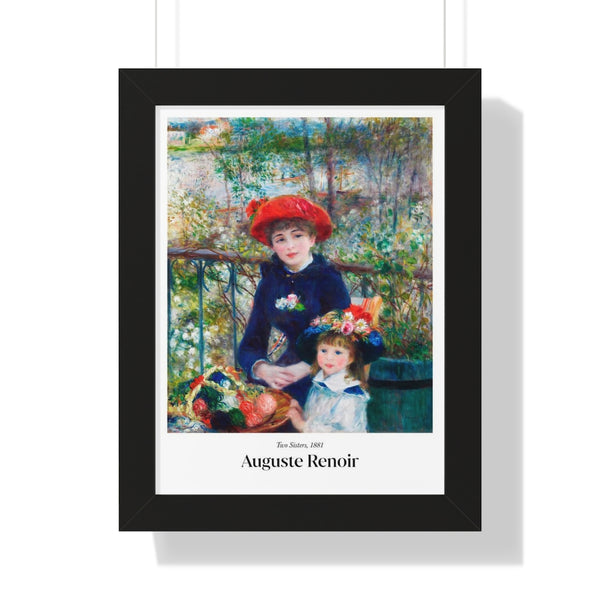 Pierre-Auguste Renoir - Two Sisters - Framed Print