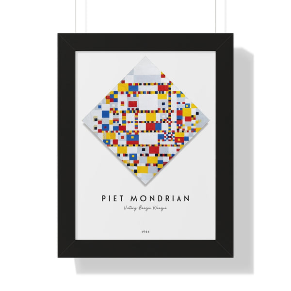 Piet Mondrian - Victory Boogie Woogie - Framed Print