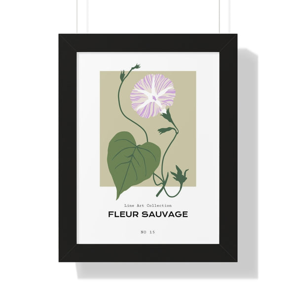 Fleur Sauvage No 15 - Framed Print